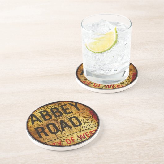 Dessous de verre de route d'abbaye (Côté)