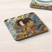 Dessous de verre de samouraïs de Kuniyoshi (Côté gauche)