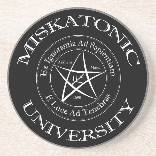 Dessous de verre de Sandstone de l'Université Misk (Devant)