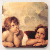 Dessous de verre de Sistine Madonna d'anges de (Devant)