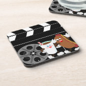 Dessous de verre de soirée cinéma (Côté gauche)