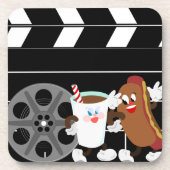 Dessous de verre de soirée cinéma (Devant)