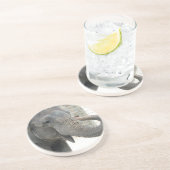 Dessous de verre de son de la trompette d'éléphant (Côté)