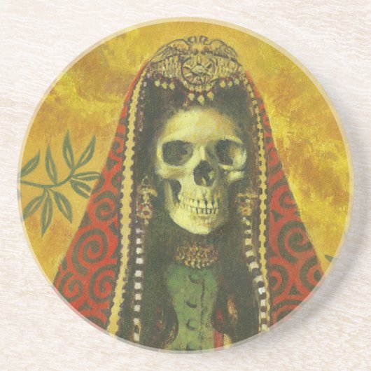 Dessous de verre de sorcière de la mort (Devant)