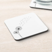 Dessous de verre de soufflement minimalistes (Côté gauche)