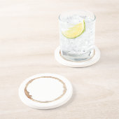 Dessous de verre de tache de café (Côté)