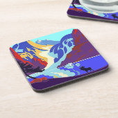 Dessous de verre de taverne de boissons de barre (Côté gauche)