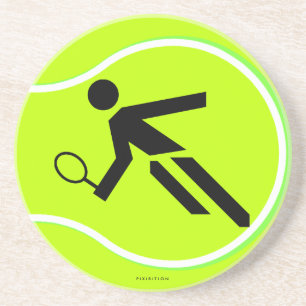 Dessous de verre de tennis