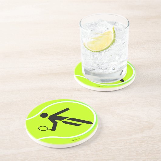 Dessous de verre de tennis (Côté)