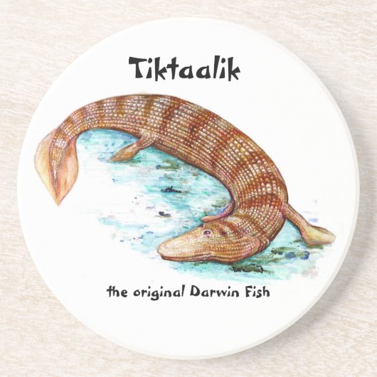Dessous de verre de Tiktaalik (Devant)