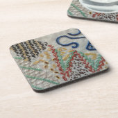 Dessous de verre de toile de broderie (Côté gauche)