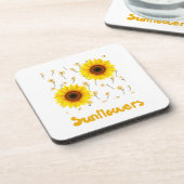 Dessous de verre de tournesol (Côté gauche)
