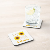 Dessous de verre de tournesol (Côté Droit)