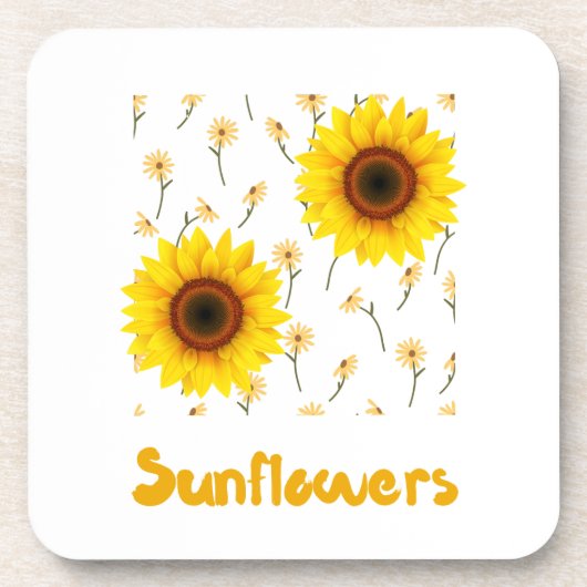 Dessous de verre de tournesol (Devant)