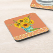 Dessous de verre de tournesol gais (Côté gauche)