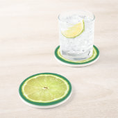 Dessous de verre de tranche de chaux (Côté)