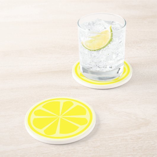 Dessous de verre de tranche de citron (Côté)
