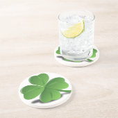 Dessous de verre de trèfle de shamrock du jour de (Côté)