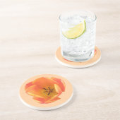 Dessous de verre de tulipe orange (Côté)