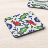 dessous de verre de tulipes turques (Côté gauche)