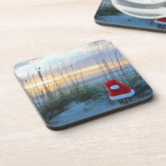 Dessous de verre de vacances à thème plage ensembl (Côté gauche)