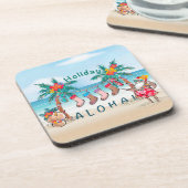 Dessous de verre de vacances Aloha (Côté gauche)
