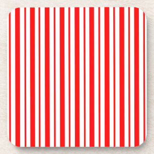 Dessous de verre de vacances "de rayure de sucre