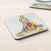 Dessous-de-verre De Vere, comte d'Oxford, 1280, 'd'Armou antique (Côté gauche)