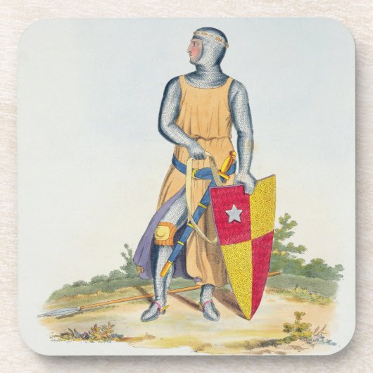 Dessous-de-verre De Vere, comte d'Oxford, 1280, 'd'Armou antique (Devant)