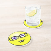 Dessous de verre de visage Geek (Côté)