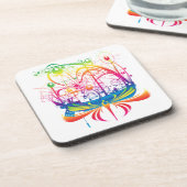 Dessous de verre de voilier (Côté gauche)