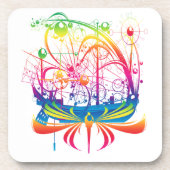 Dessous de verre de voilier (Devant)