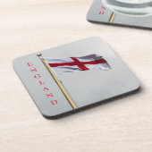 Dessous de verre de vue du drapeau d'Angleterre (Côté gauche)