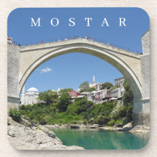 Dessous de verre de vue Mostar Old Bridge