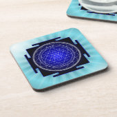 dessous de verre de yantra de sri (Côté gauche)