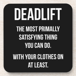 Dessous-de-verre Deadlift - Funny Gym - Novelty Workout