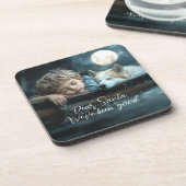 Dessous-de-verre Dear Santa We've Been Good Holiday Photo (Côté gauche)