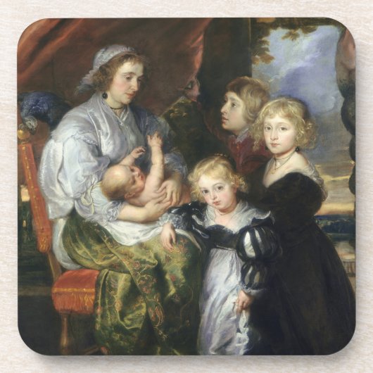 Dessous-de-verre Deborah Kip et ses enfants (Devant)
