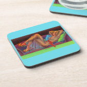 Dessous-de-verre début des années 1940 Belle petite épingle (Côté gauche)