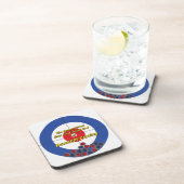 Dessous de verre d'échec du curling descendant - ( (Côté Droit)