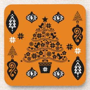 Dessous-de-verre Décor de la maison de Noël norvégienne