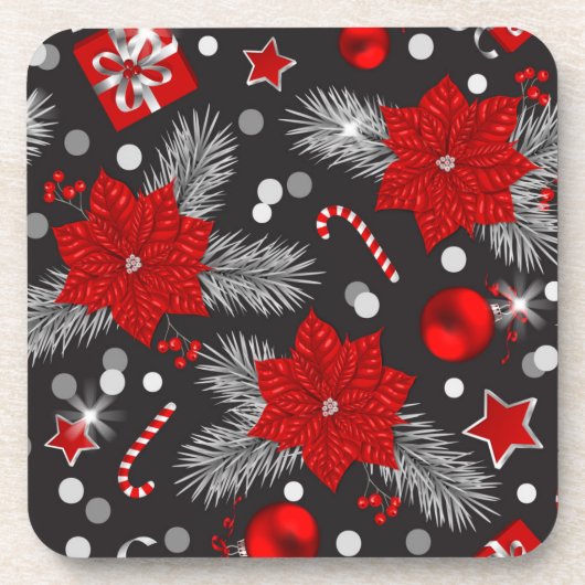 Dessous-de-verre Décor de Noël Design motif (Devant)