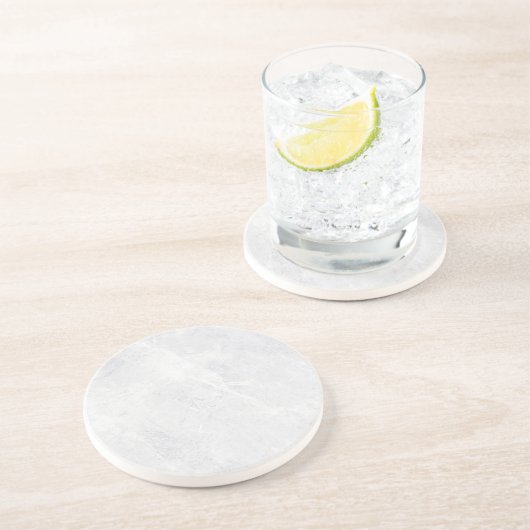 Dessous de verre décoratif en grès de marbre chic (Côté)