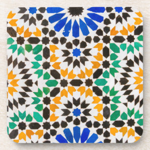 Dessous-de-verre Décoration de carreaux au palais Bahia