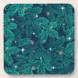 Dessous-de-verre Décoration de table de Noël Flocon de neige pin sa