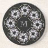 Dessous de verre décorés d'un monogramme de (Devant)