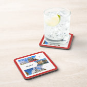 Dessous-de-verre Découvrir Biélorussie Collage Architecture Dessous (Côté Droit)