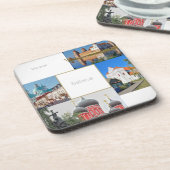 Dessous-de-verre Découvrir Biélorussie Collage Architecture Dessous (Côté gauche)