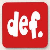 Dessous-de-verre déf. (Devant)