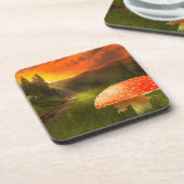 Dessous-de-verre Définition du soleil d'automne. (Côté gauche)